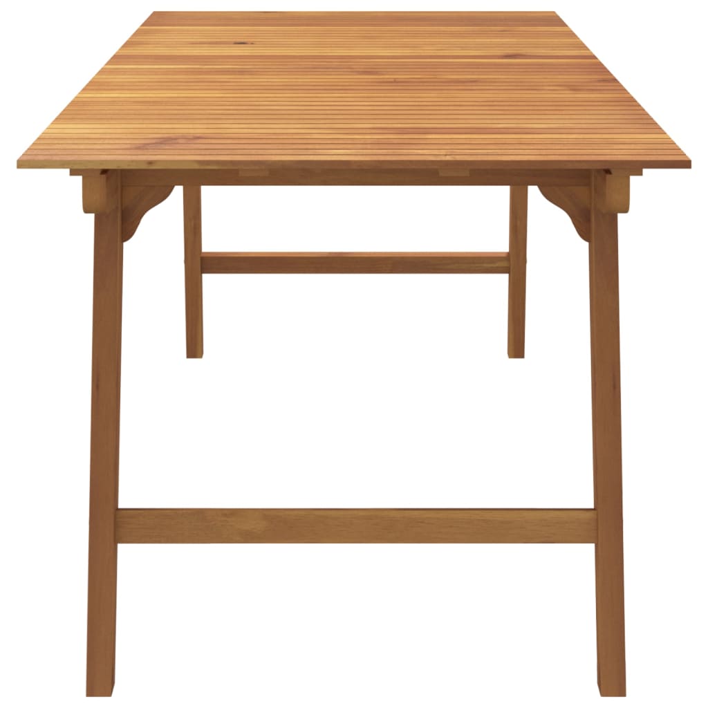 tömör akácfa kerti asztal 200 x 90 x 75 cm