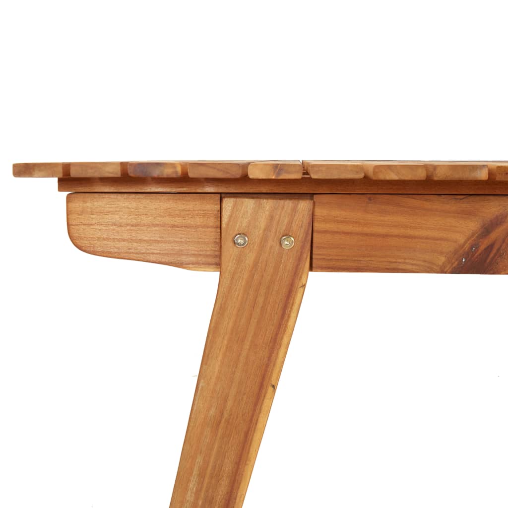 tömör akácfa kerti asztal 200 x 90 x 75 cm