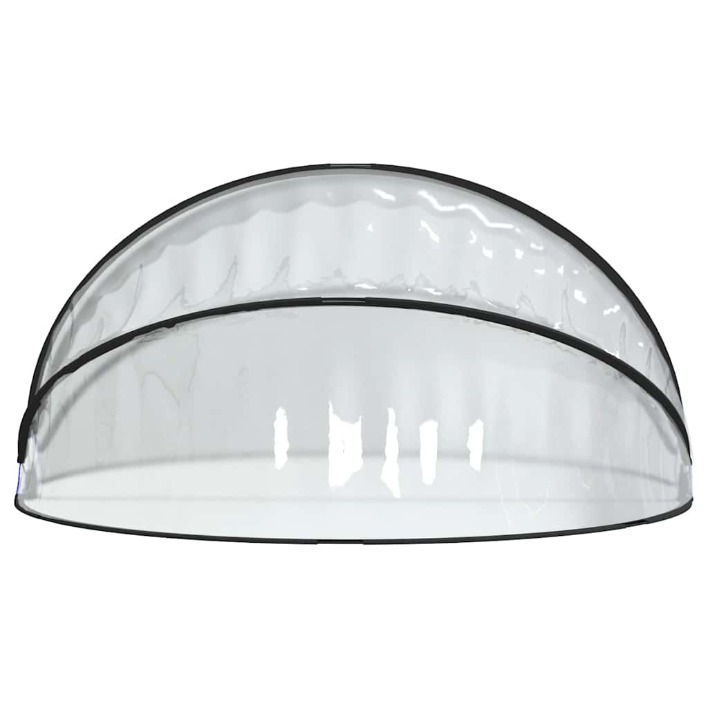 kerek PVC medencekupola 315 x 158 cm