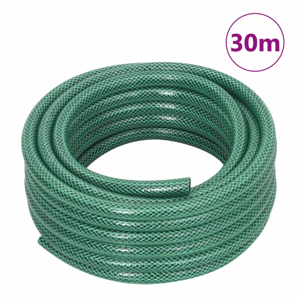 kerti tömlő szerelvénykészlettel Zöld 0,5" 30 m PVC