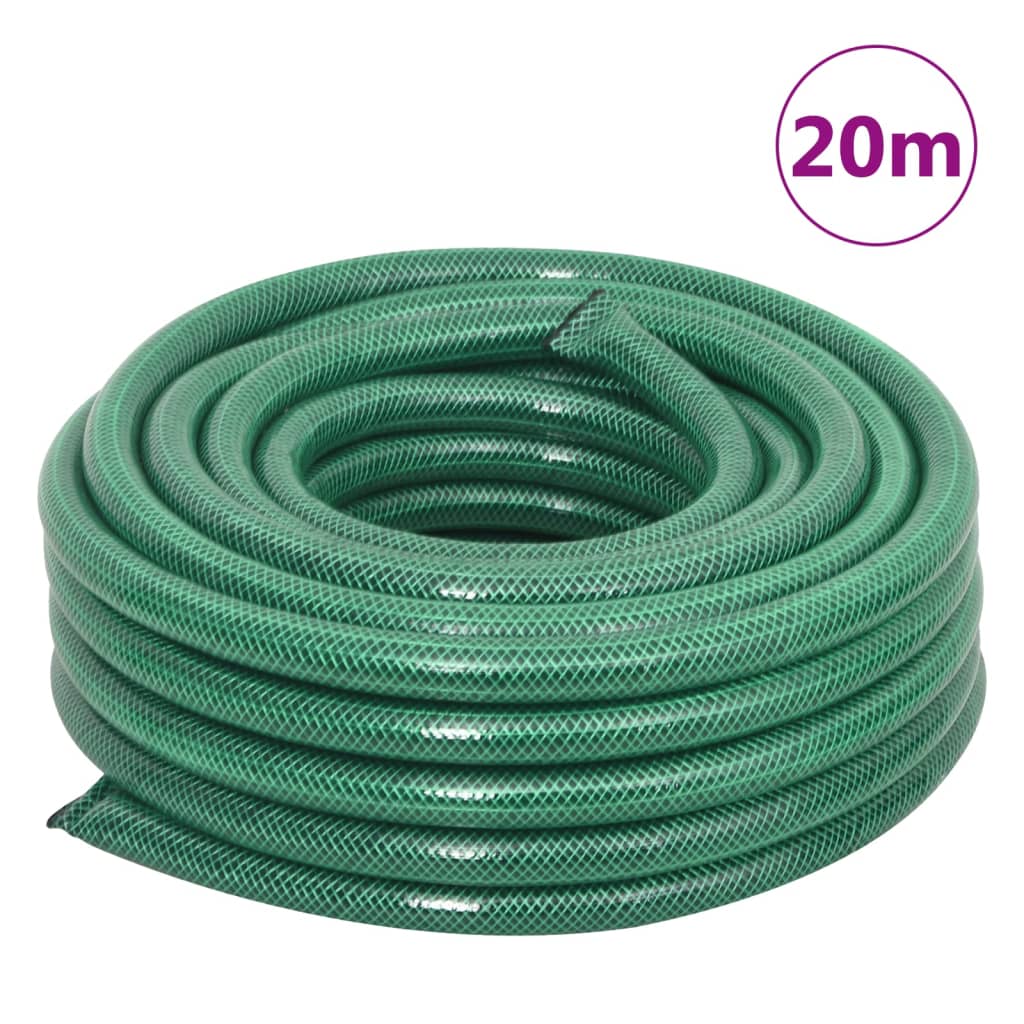 kerti tömlő szerelvénykészlettel Zöld 0,75" 20 m PVC