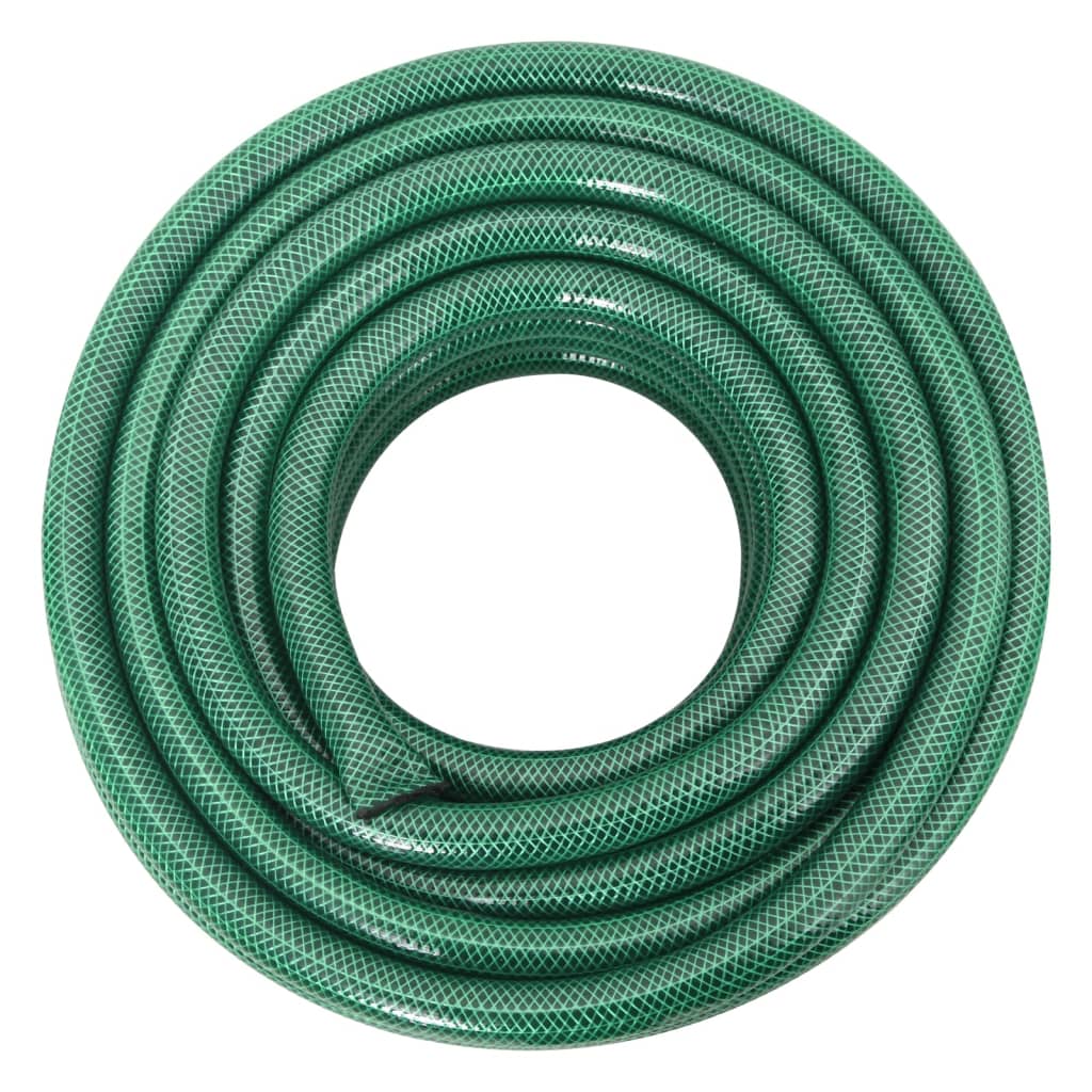 kerti tömlő szerelvénykészlettel Zöld 0,75" 30 m PVC
