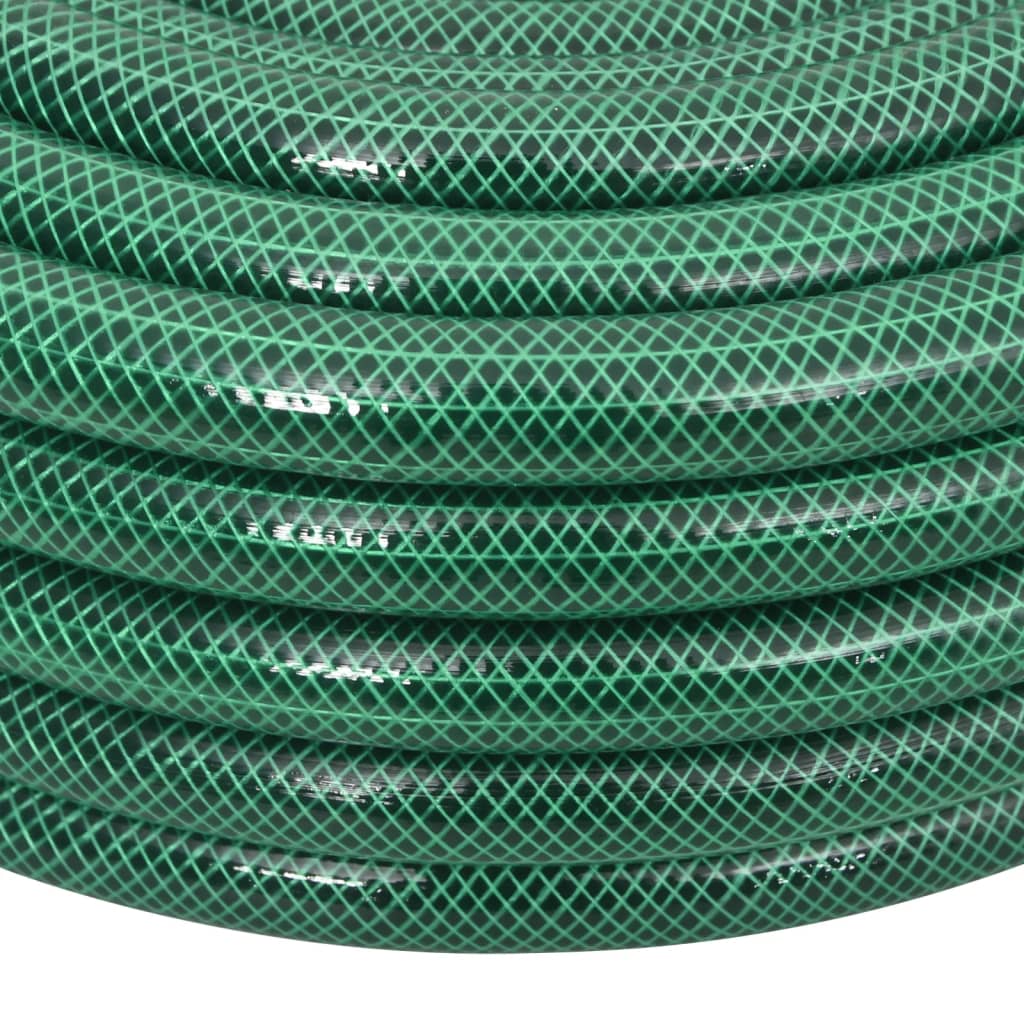 kerti tömlő szerelvénykészlettel Zöld 0,75" 30 m PVC