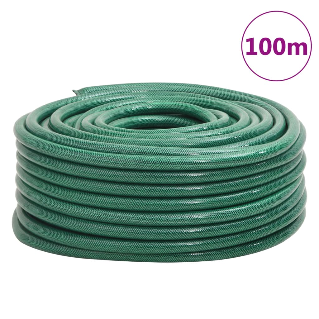 kerti tömlő Zöld 1" 100 m PVC