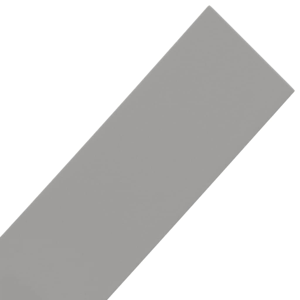 5 db szürke polietilén kerti szegély 10 m x 10 cm