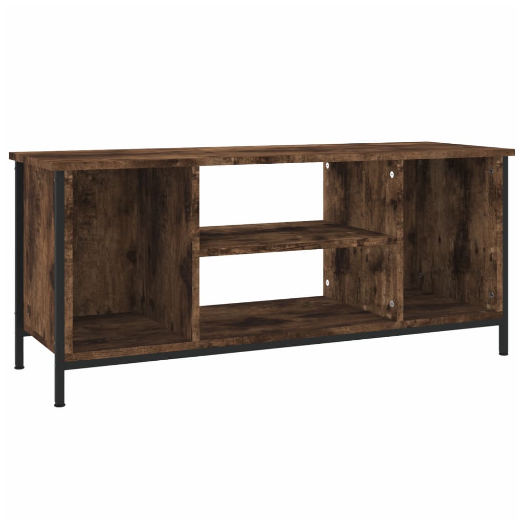 füstös tölgy színű szerelt fa TV-szekrény 102 x 35 x 45 cm