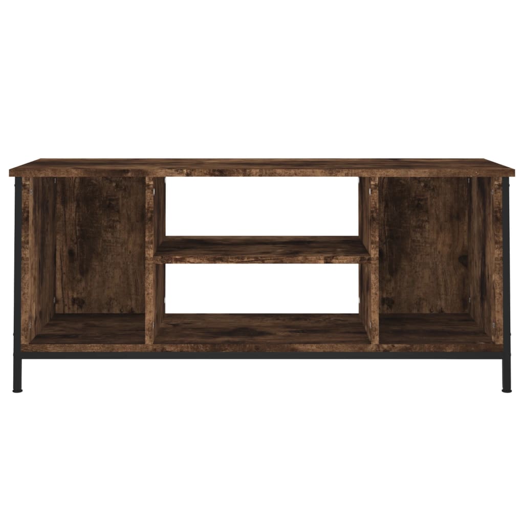 füstös tölgy színű szerelt fa TV-szekrény 102 x 35 x 45 cm