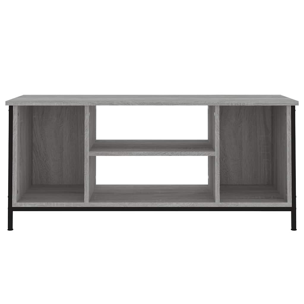 szürke sonoma színű szerelt fa TV-szekrény 102x35x45 cm