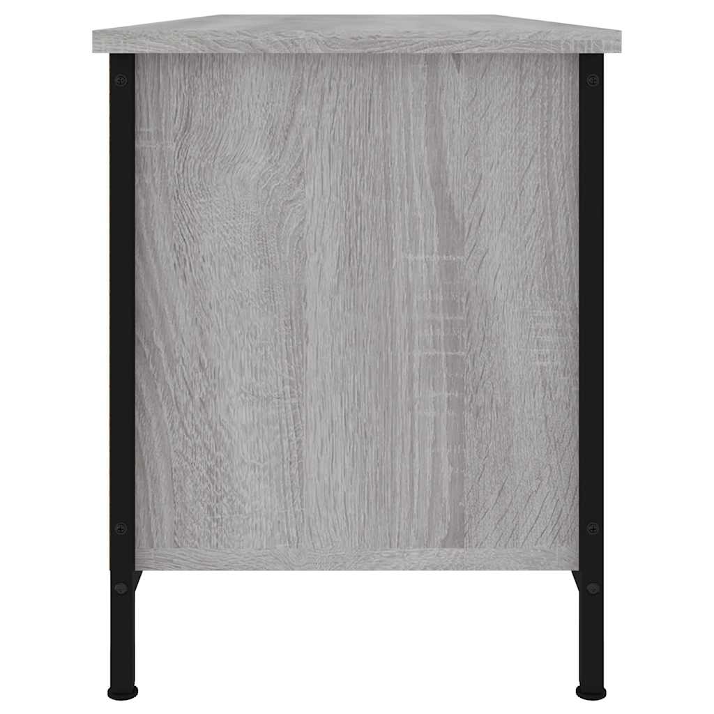 szürke sonoma színű szerelt fa TV-szekrény 102x35x45 cm