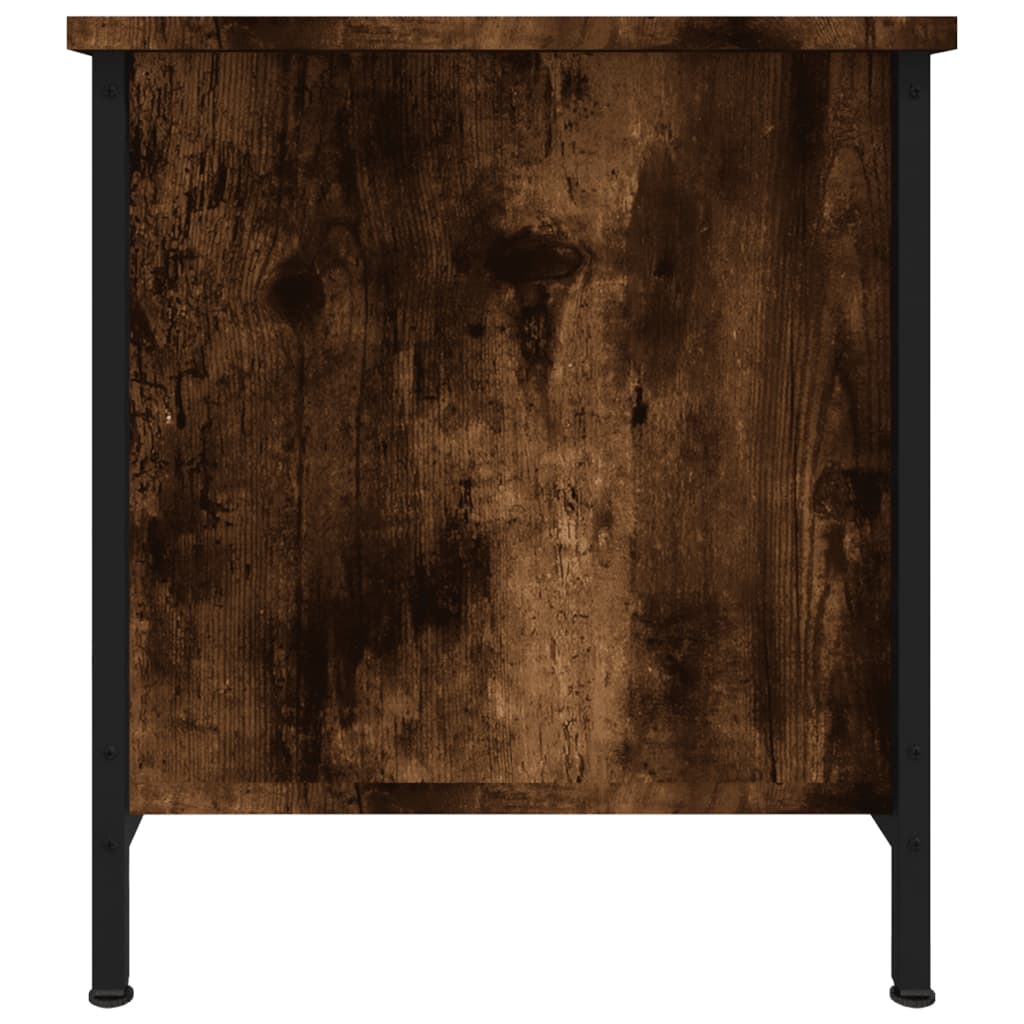 füstös tölgy színű szerelt fa TV-szekrény 100 x 40 x 45 cm