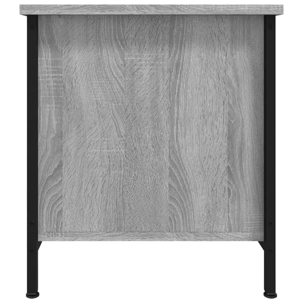 szürke sonoma színű szerelt fa TV-szekrény 100x40x45 cm