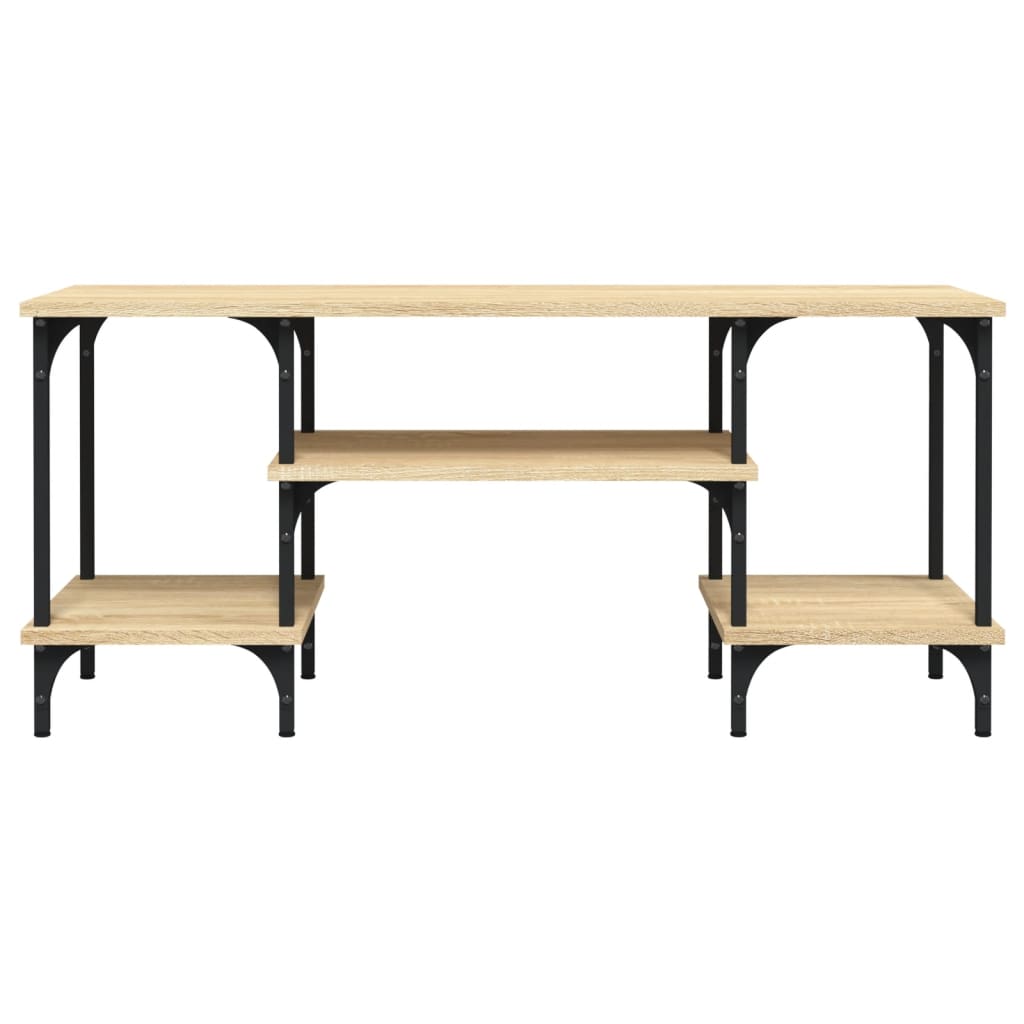 sonoma tölgyszínű szerelt fa TV-szekrény 102x35x45,5 cm