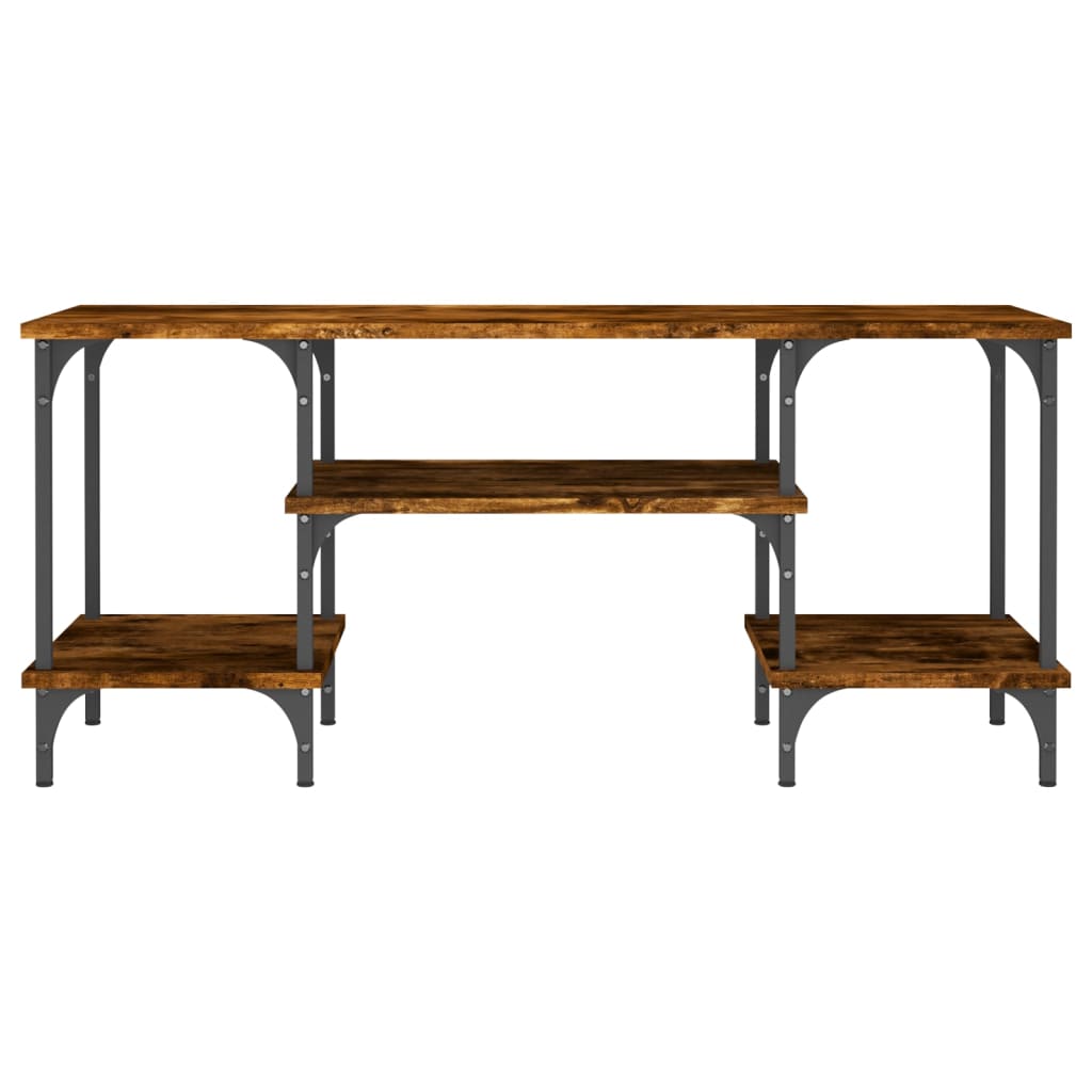 füstös tölgy színű szerelt fa TV-szekrény 102 x 35 x 45,5 cm