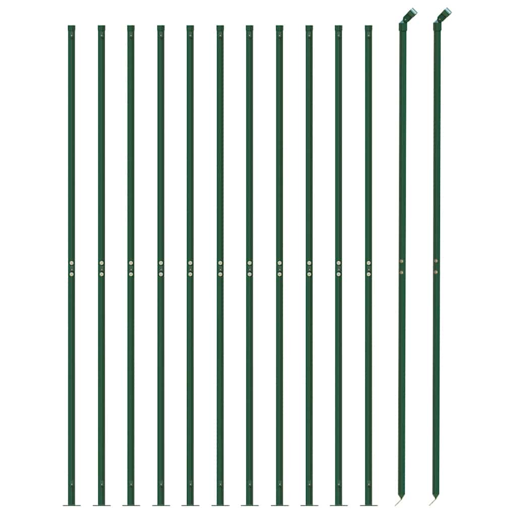 zöld drótkerítés illesztőperemmel 1,8 x 25 m