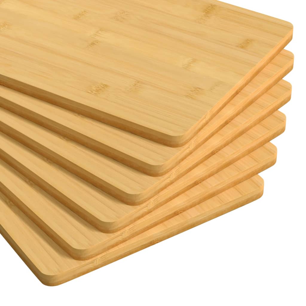 6 db bambusz reggelizőtálca 22 x 14 x 0,8 cm