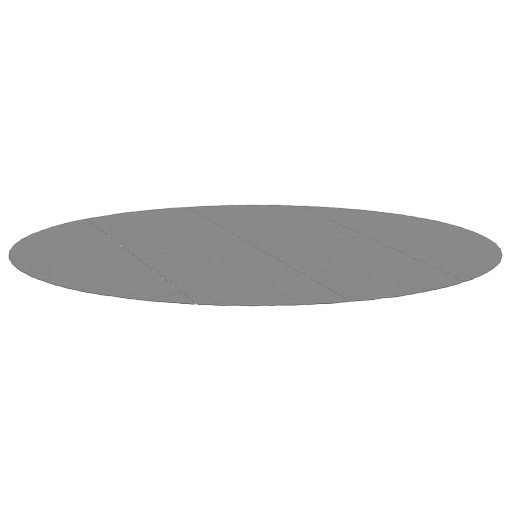 világosszürke poliészter geotextília medencealátét Ø 428 cm