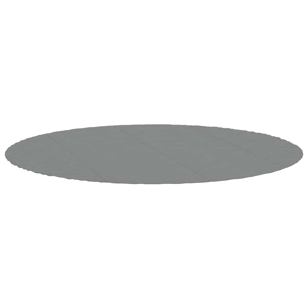 világosszürke poliészter geotextília medencealátét Ø 458 cm