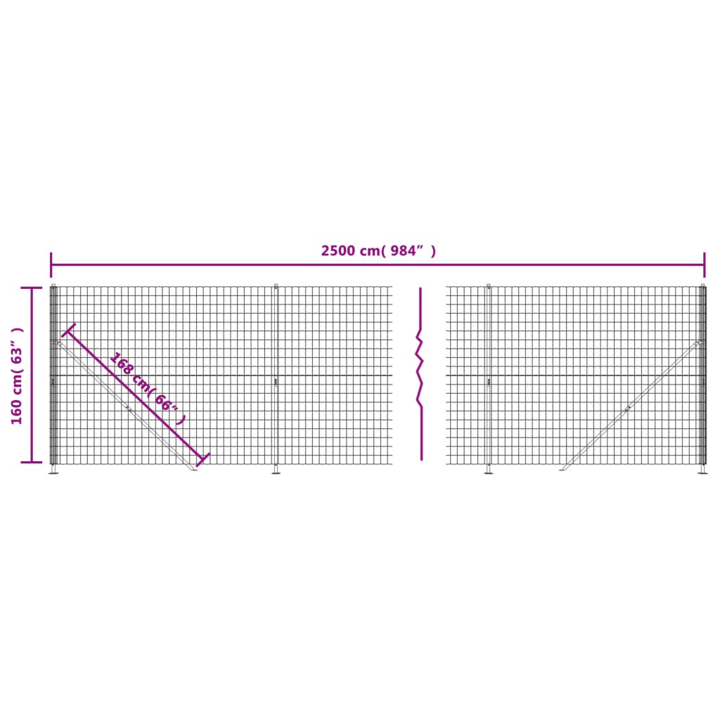 zöld dróthálós kerítés illesztőperemmel 1,6x25 m