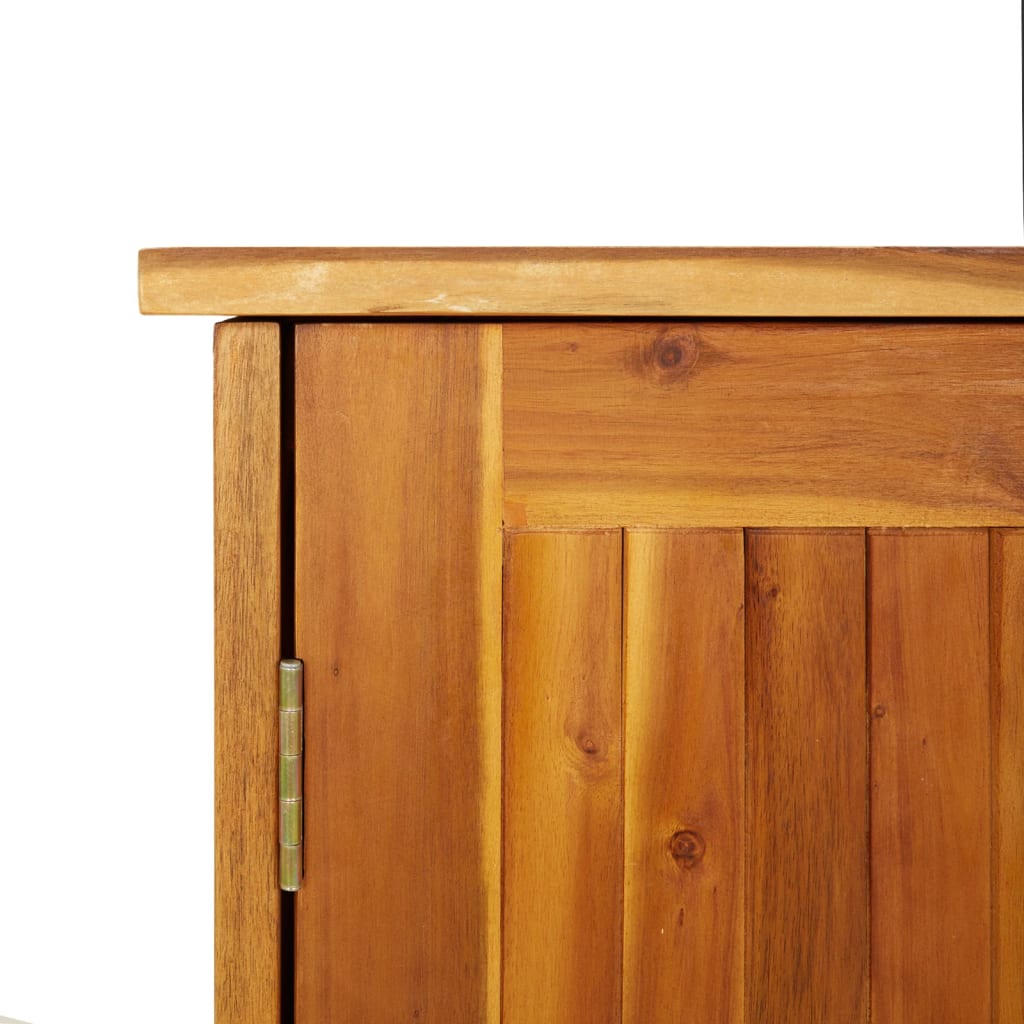 tömör akácfa kerti szekrény 75 x 35 x 70 cm
