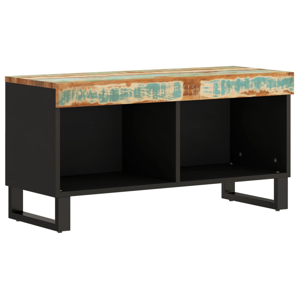 tömör újrahasznosított fa TV-szekrény 85 x 33 x 43,5 cm