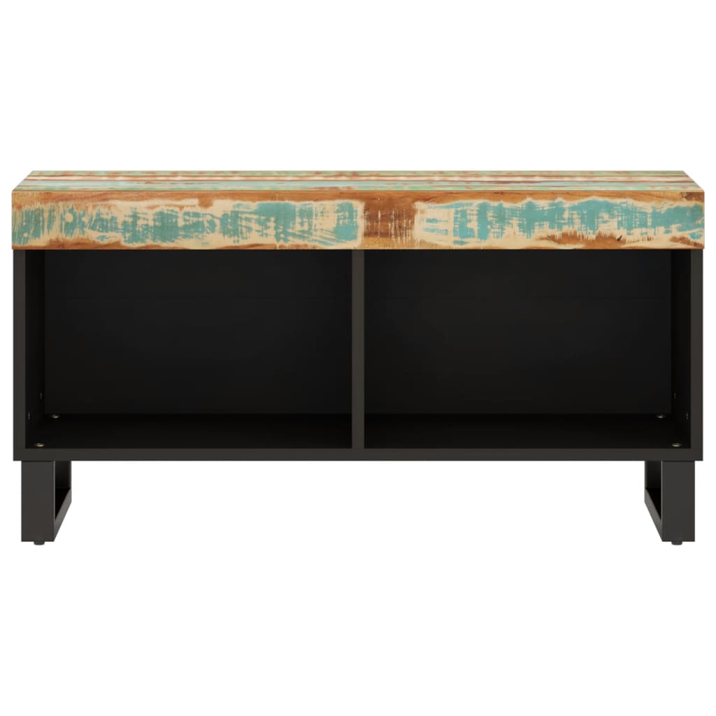 tömör újrahasznosított fa TV-szekrény 85 x 33 x 43,5 cm