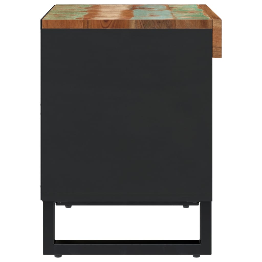 tömör újrahasznosított fa TV-szekrény 85 x 33 x 43,5 cm