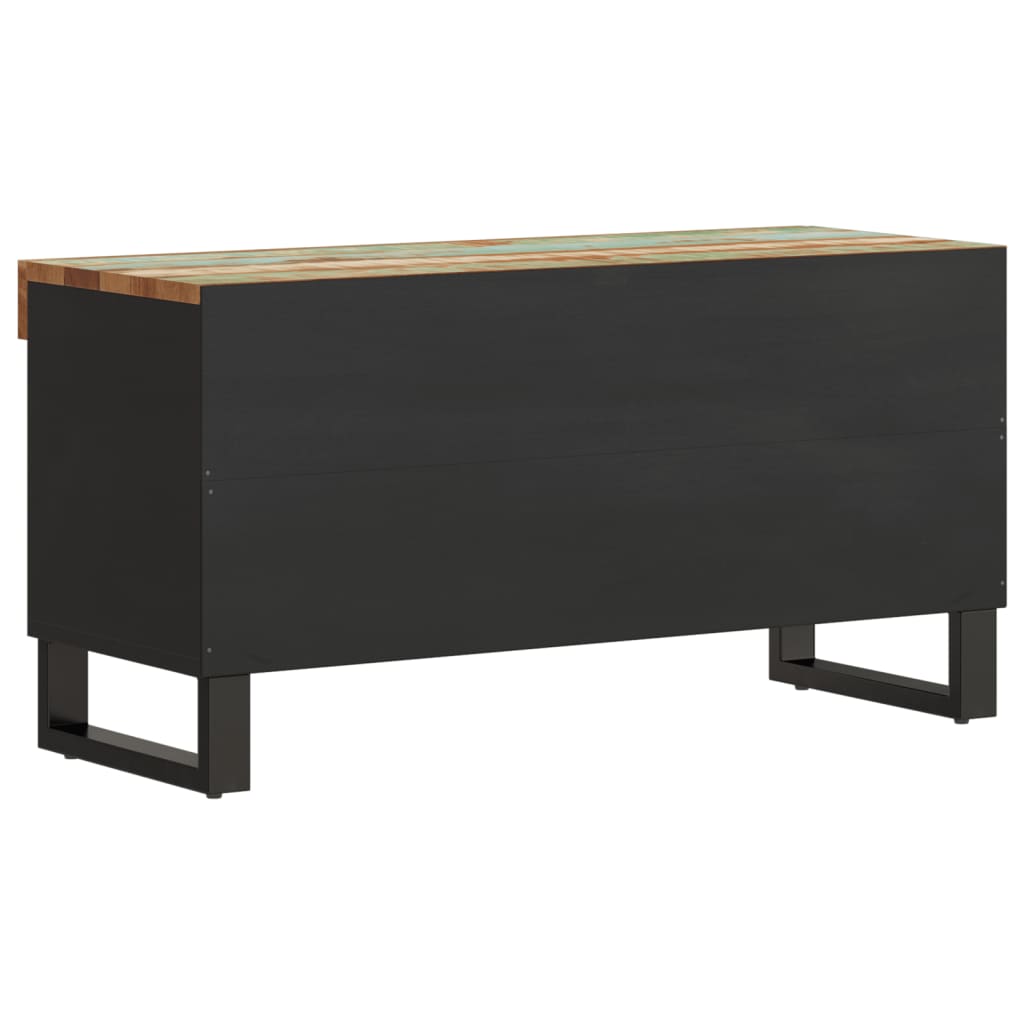 tömör újrahasznosított fa TV-szekrény 85 x 33 x 43,5 cm