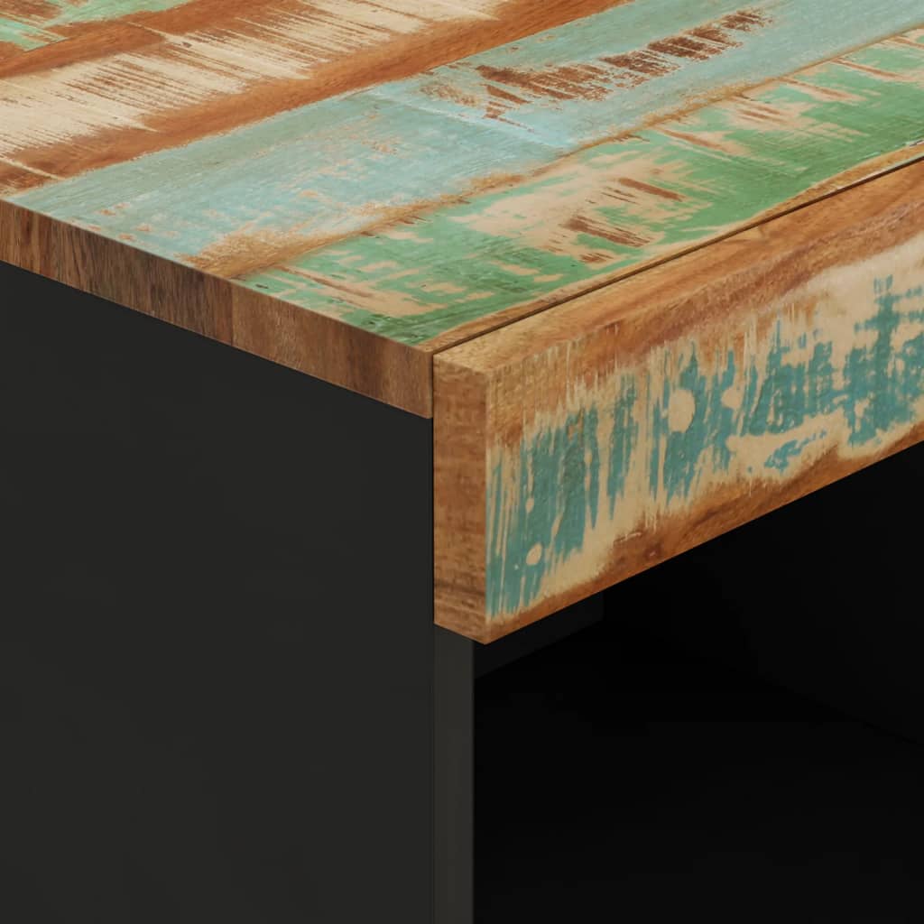 tömör újrahasznosított fa TV-szekrény 85 x 33 x 43,5 cm