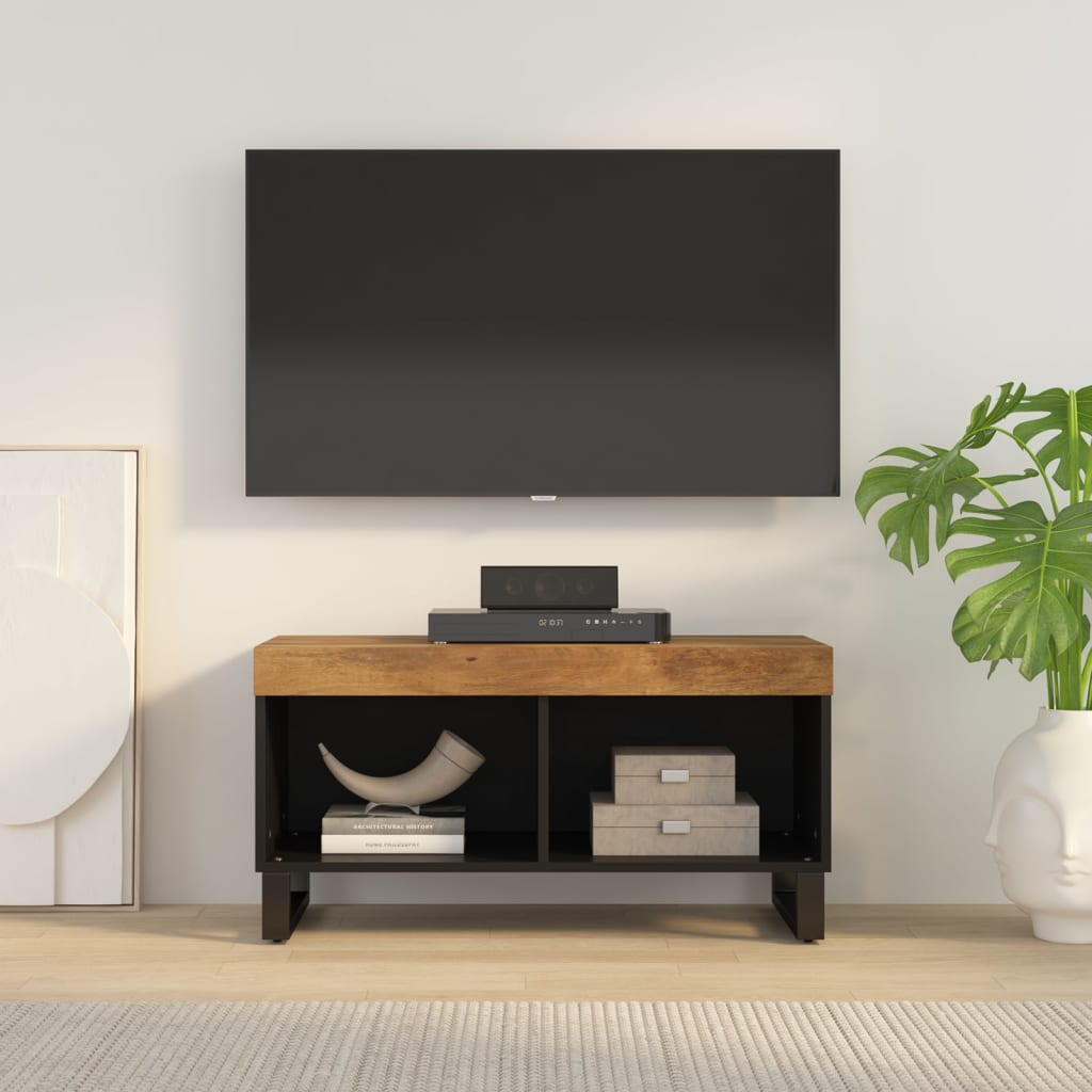 tömör mangófa TV-szekrény 85 x 33 x 43,5 cm