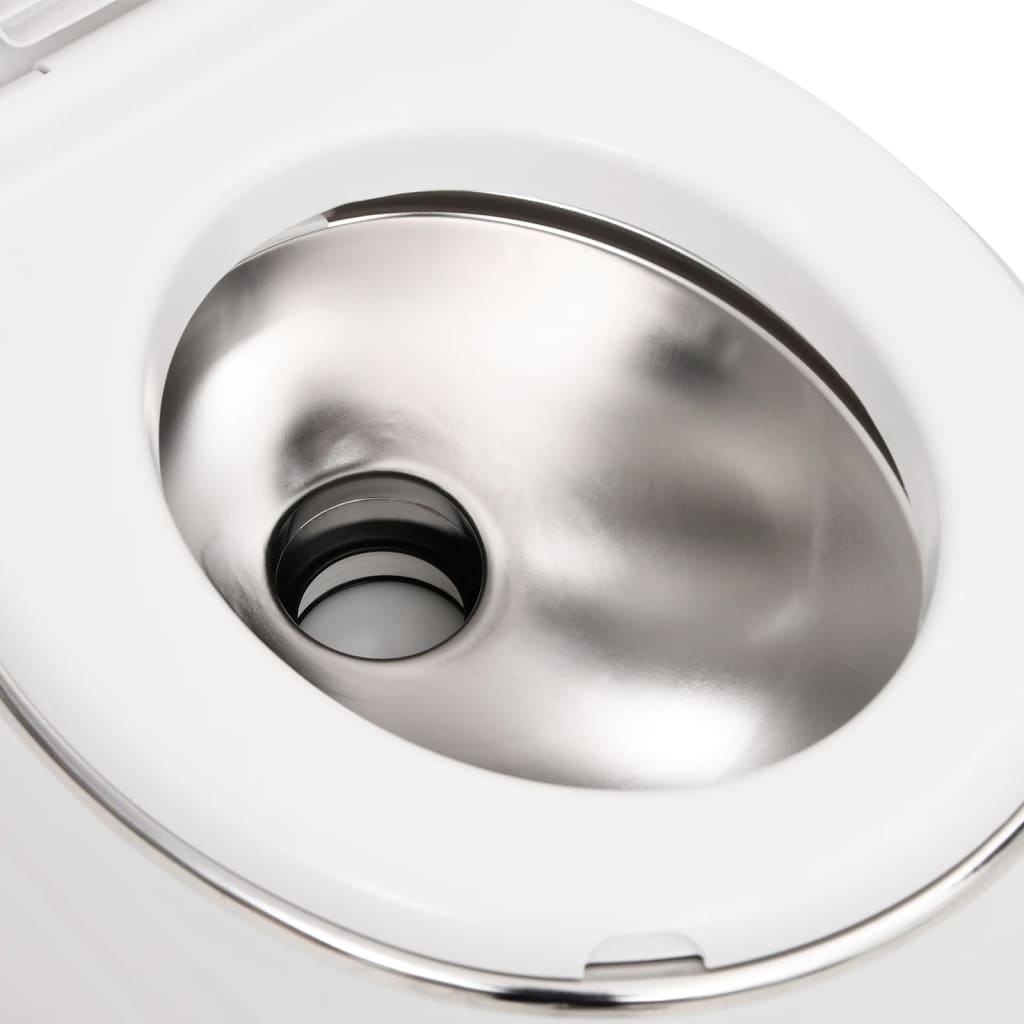 fehér beépített HDPE és acél kemping WC 24+17 L