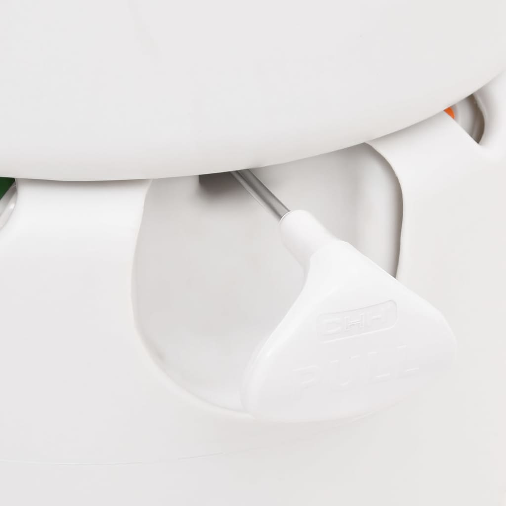 fehér beépített HDPE és PP WC 24+17 L
