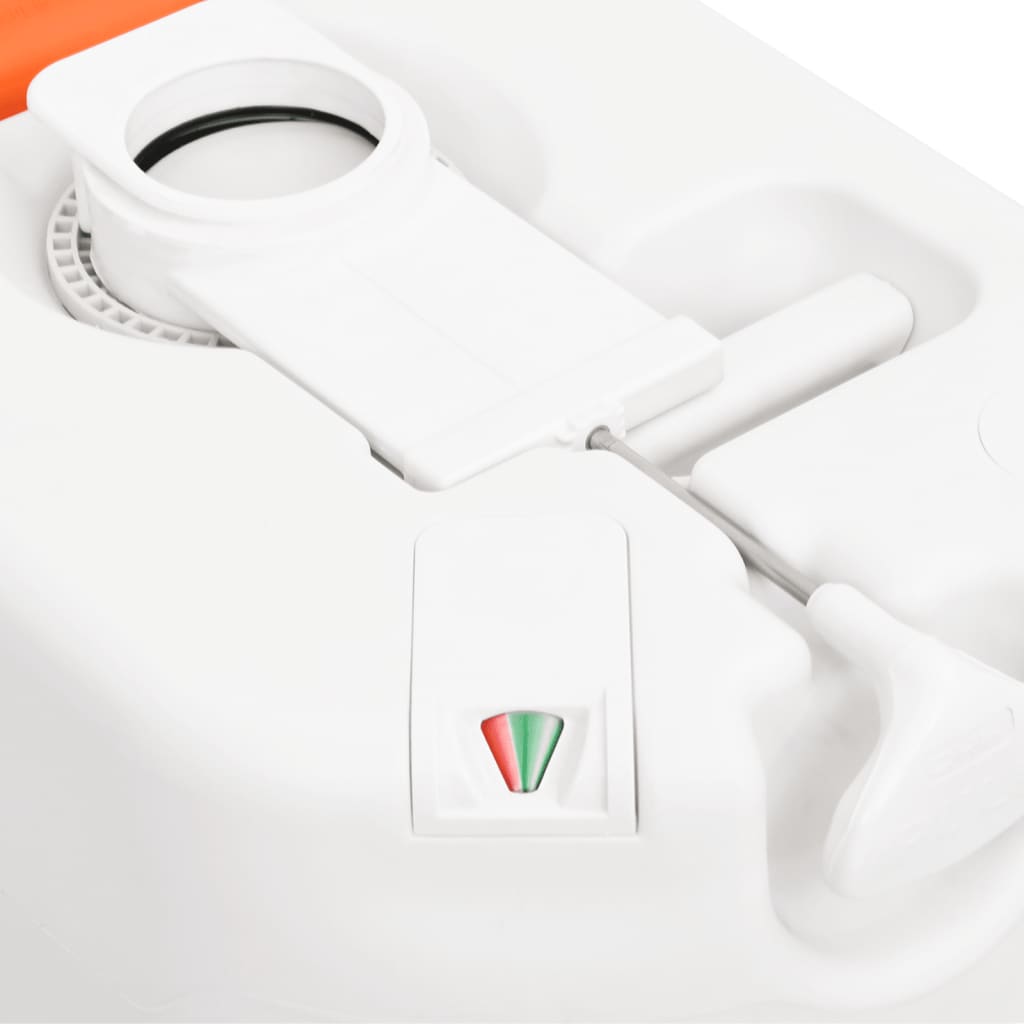fehér beépített HDPE és PP WC 24+17 L