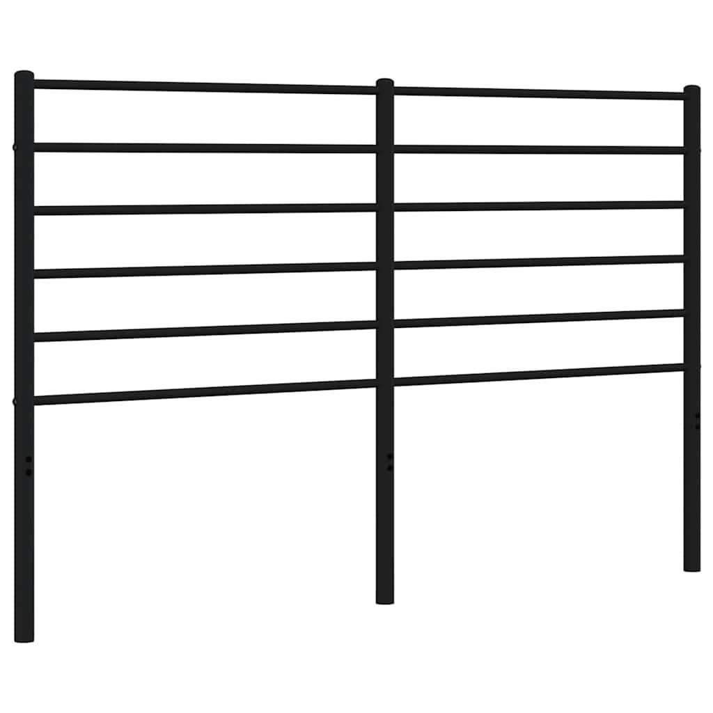 fekete fém csere fejtámla 150 cm