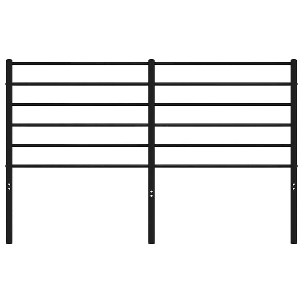 fekete fém csere fejtámla 150 cm