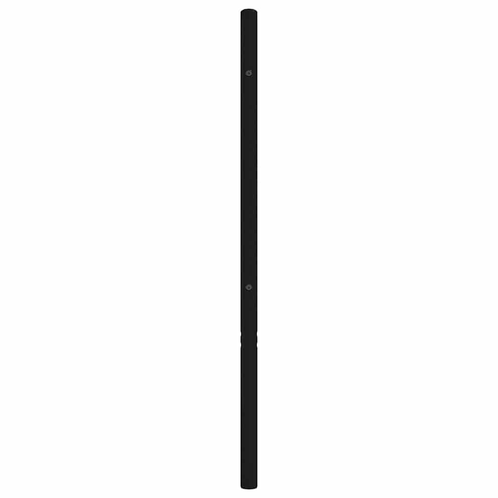 fekete fém csere fejtámla 150 cm