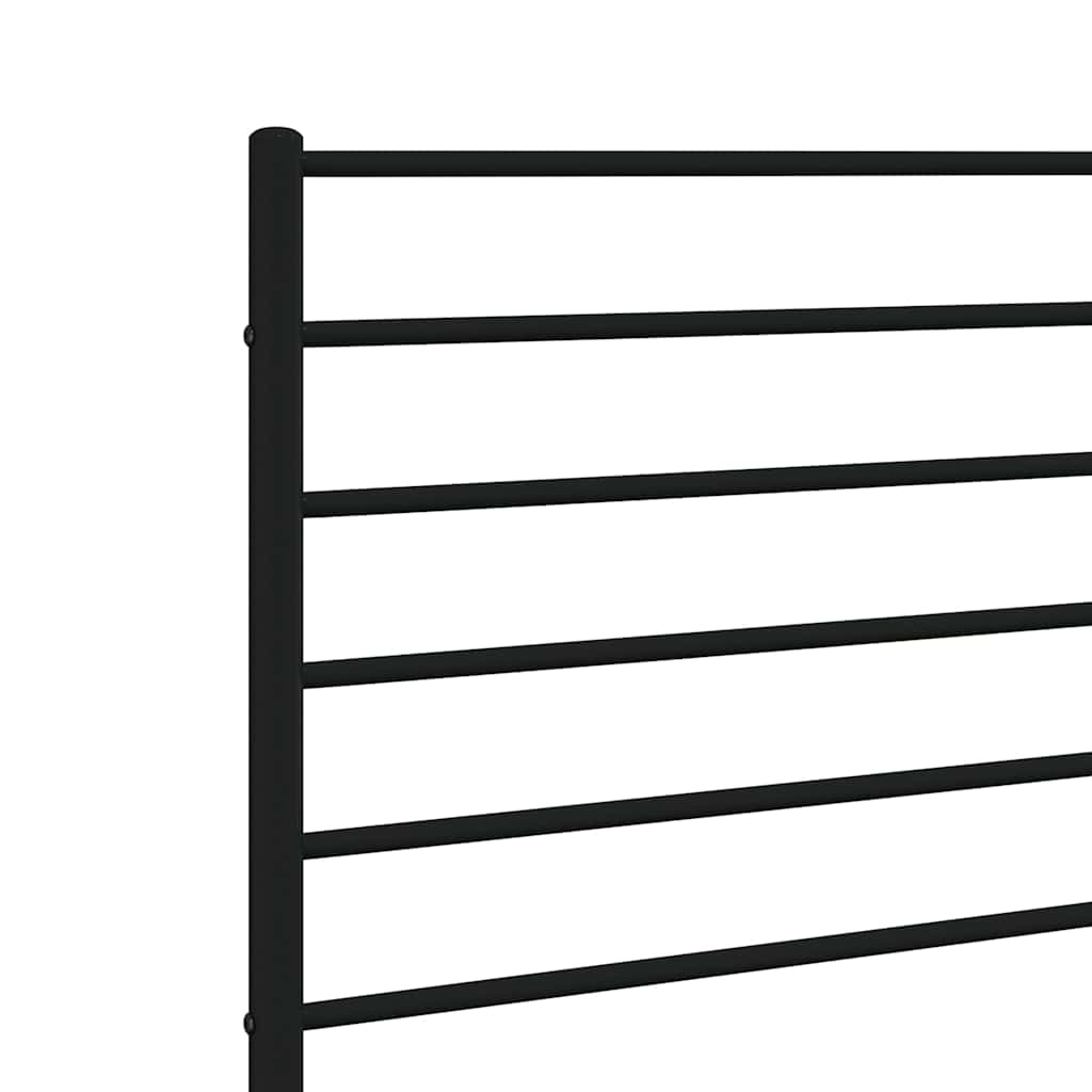 fekete fém csere fejtámla 150 cm