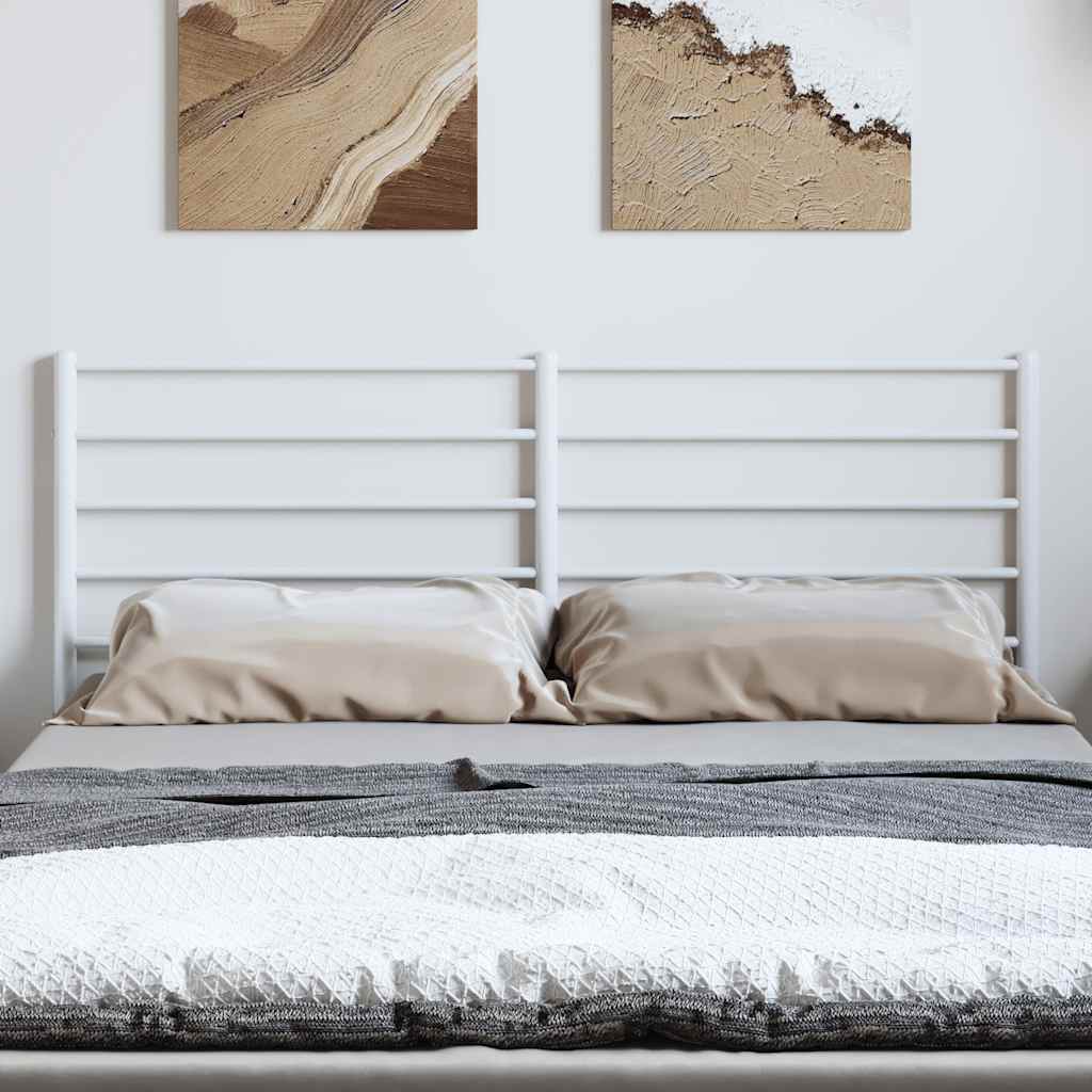 fehér fém csere fejtámla 150 cm