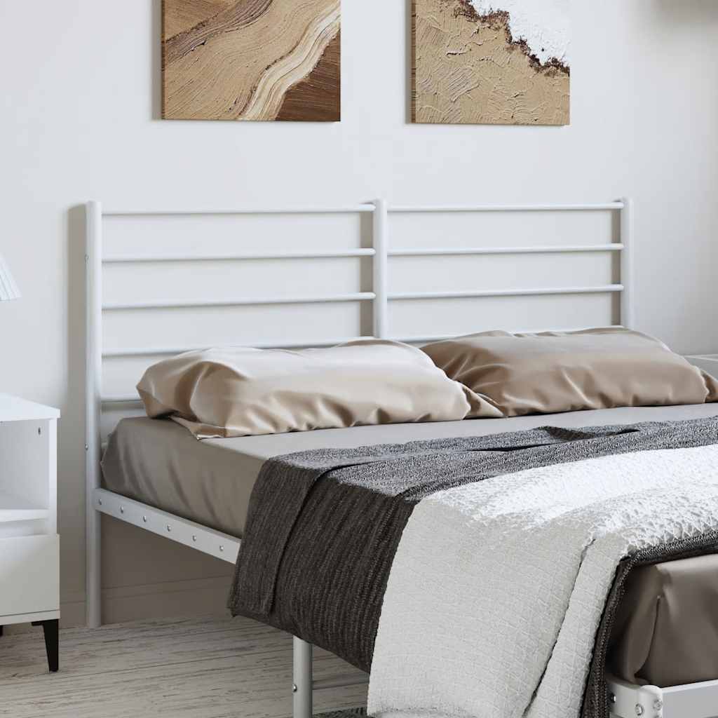 fehér fém csere fejtámla 150 cm