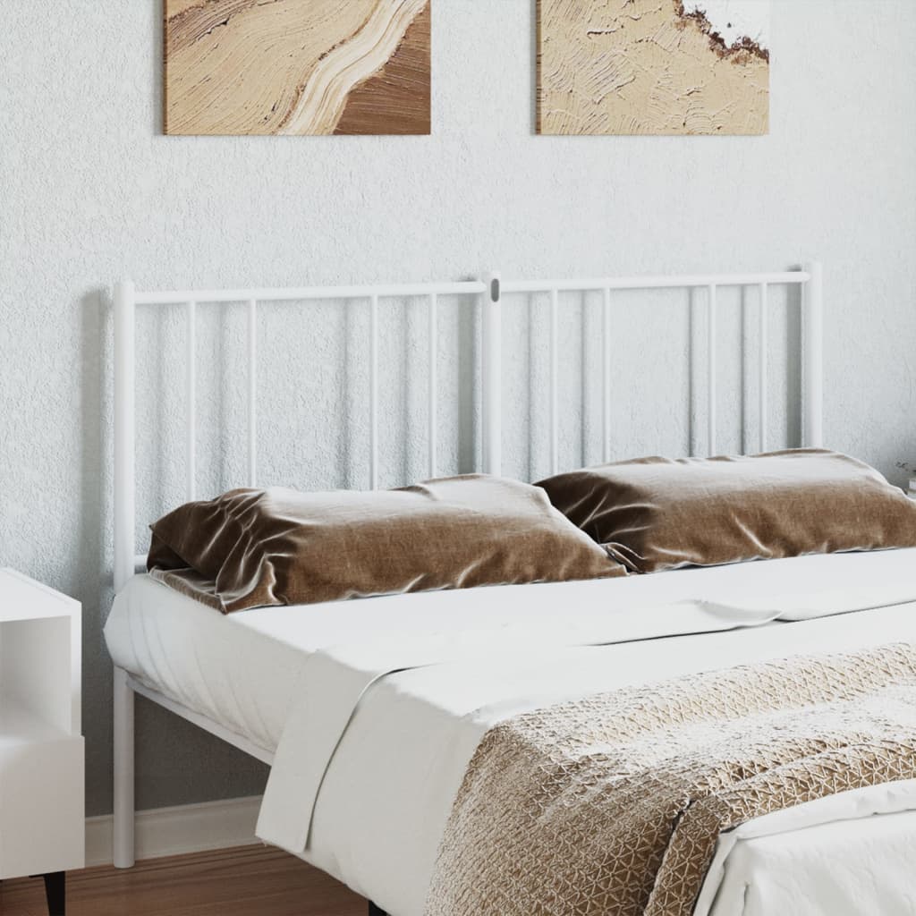 fehér fém csere fejtámla 120 cm