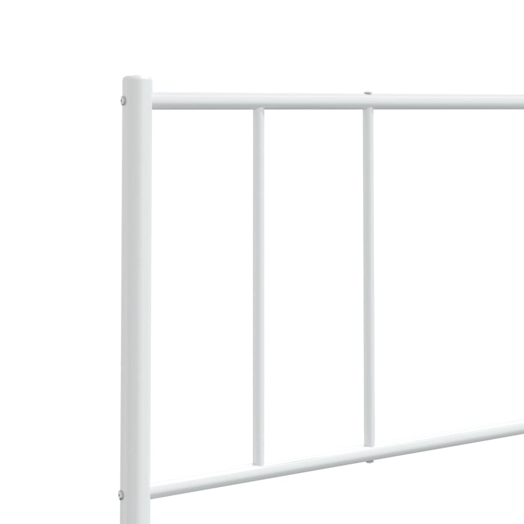fehér fém csere fejtámla 120 cm