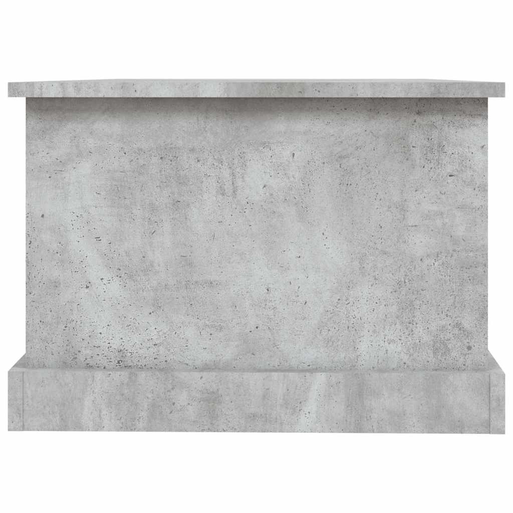 betonszürke szerelt fa dohányzóasztal 90 x 50 x 35 cm
