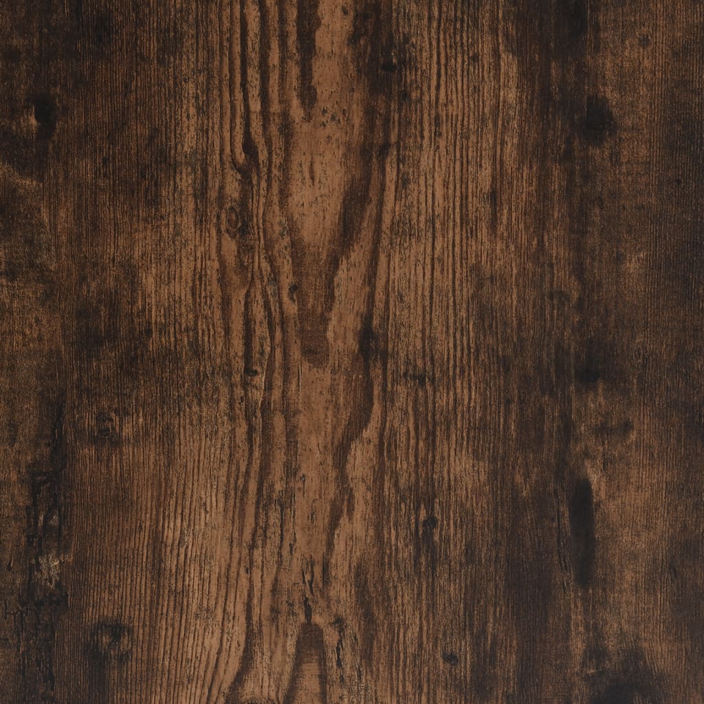 füstös tölgy színű szerelt fa dohányzóasztal 50x50x35 cm