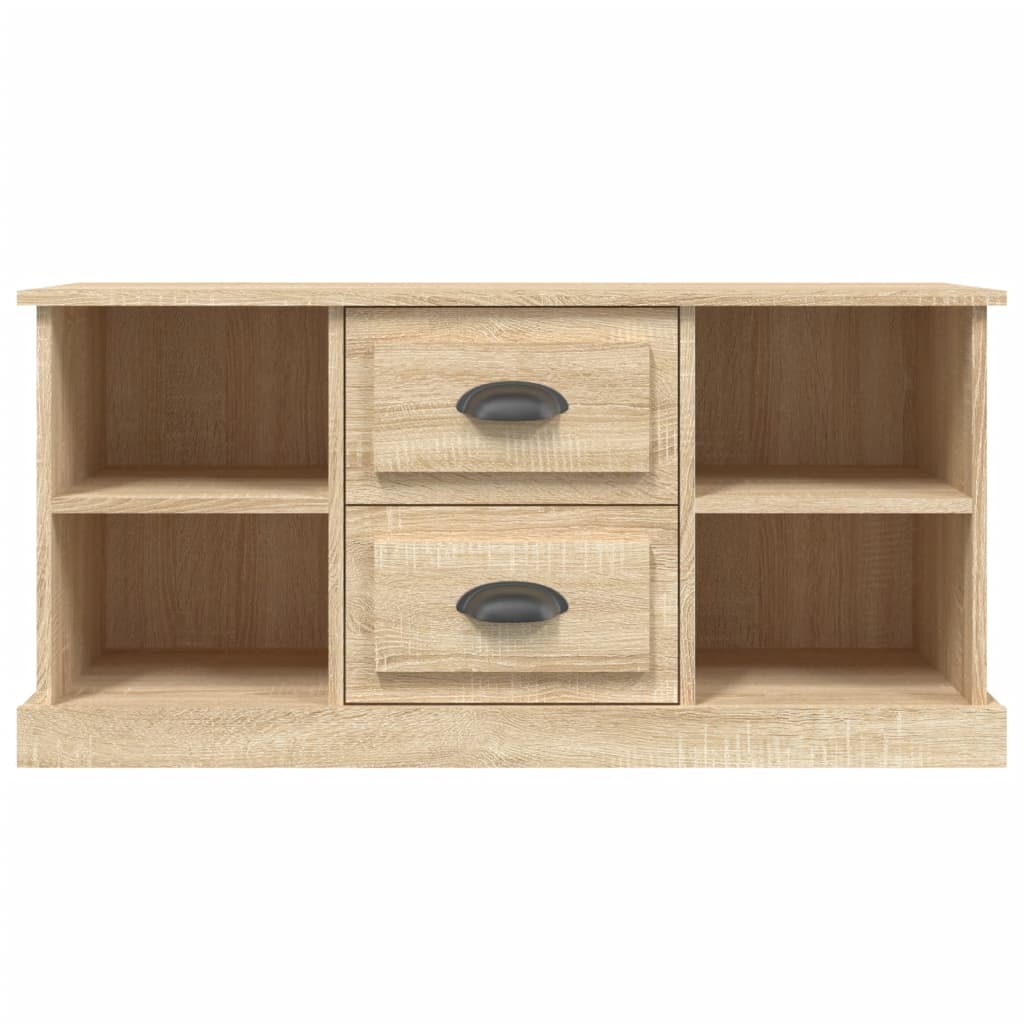 sonoma tölgyszínű szerelt fa TV-szekrény 99,5x35,5x48 cm