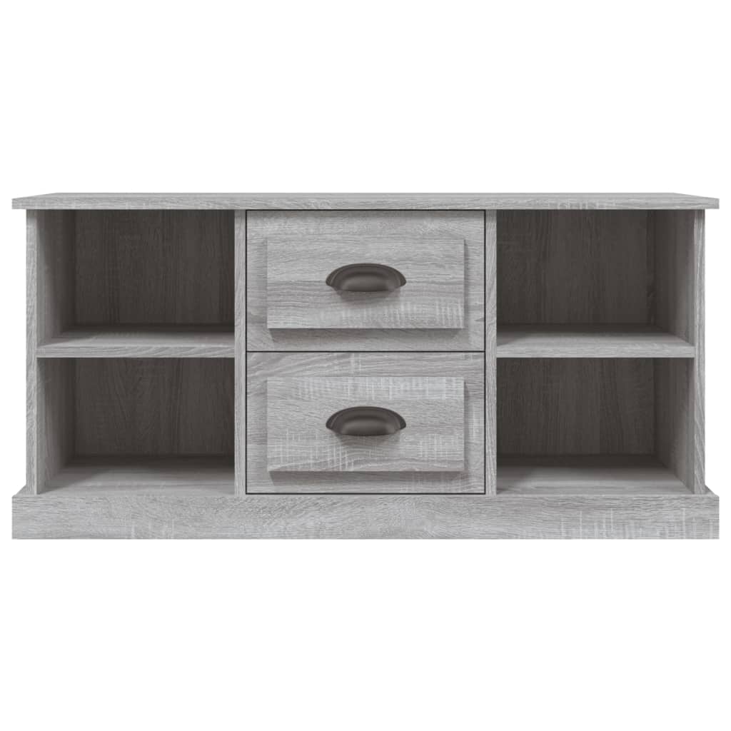 szürke sonoma színű szerelt fa TV-szekrény 99,5x35,5x48 cm