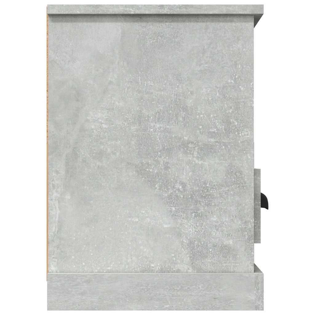 betonszürke szerelt fa TV-szekrény 100x35x50 cm