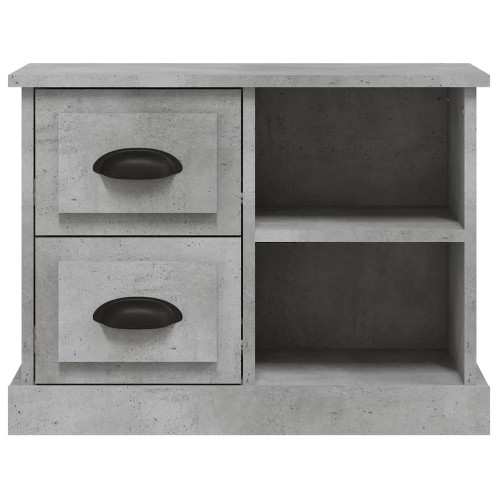 betonszürke éjjeliszekrény 60x35,5x45 cm