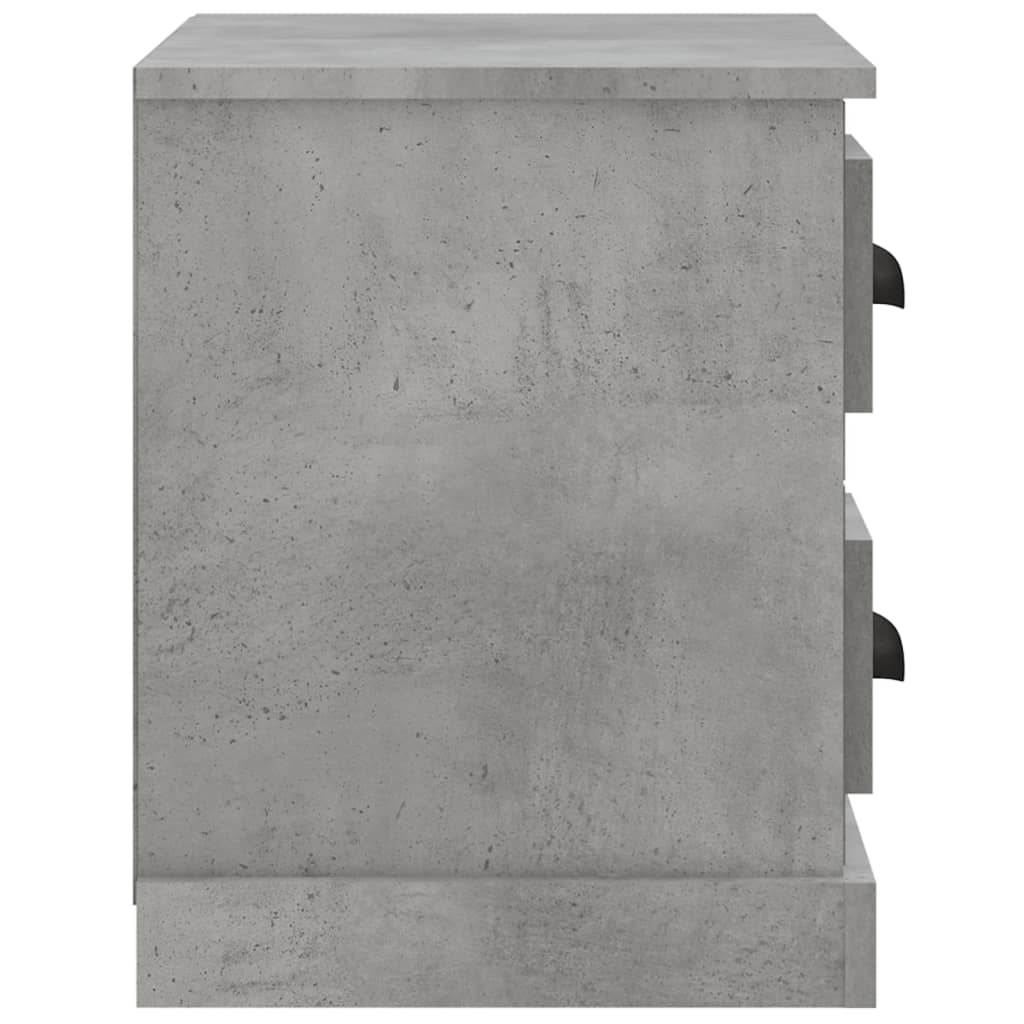 betonszürke éjjeliszekrény 60x35,5x45 cm