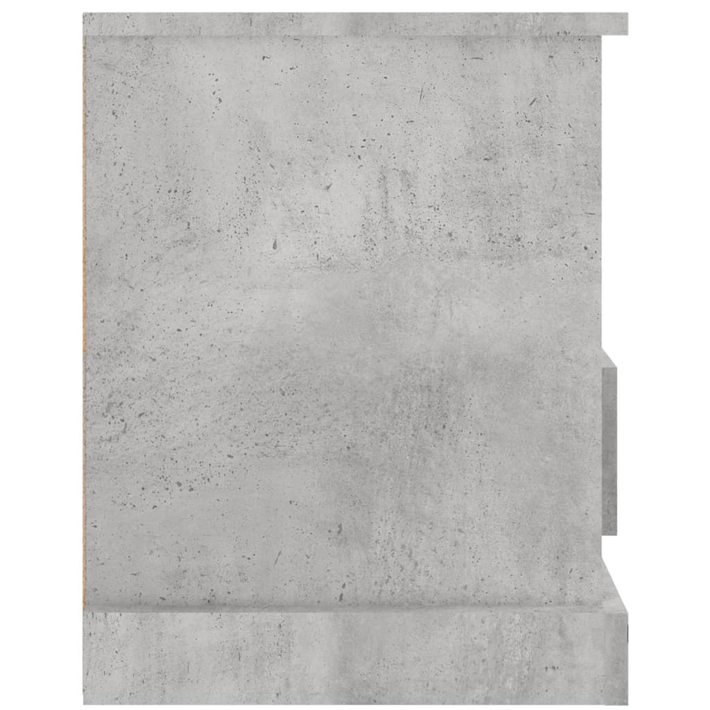 betonszürke szerelt fa TV-szekrény 93 x 35,5 x 45 cm
