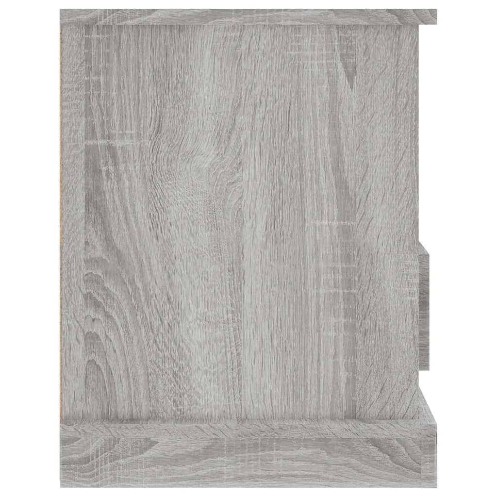 szürke sonoma színű szerelt fa TV-szekrény 93x35,5x45 cm
