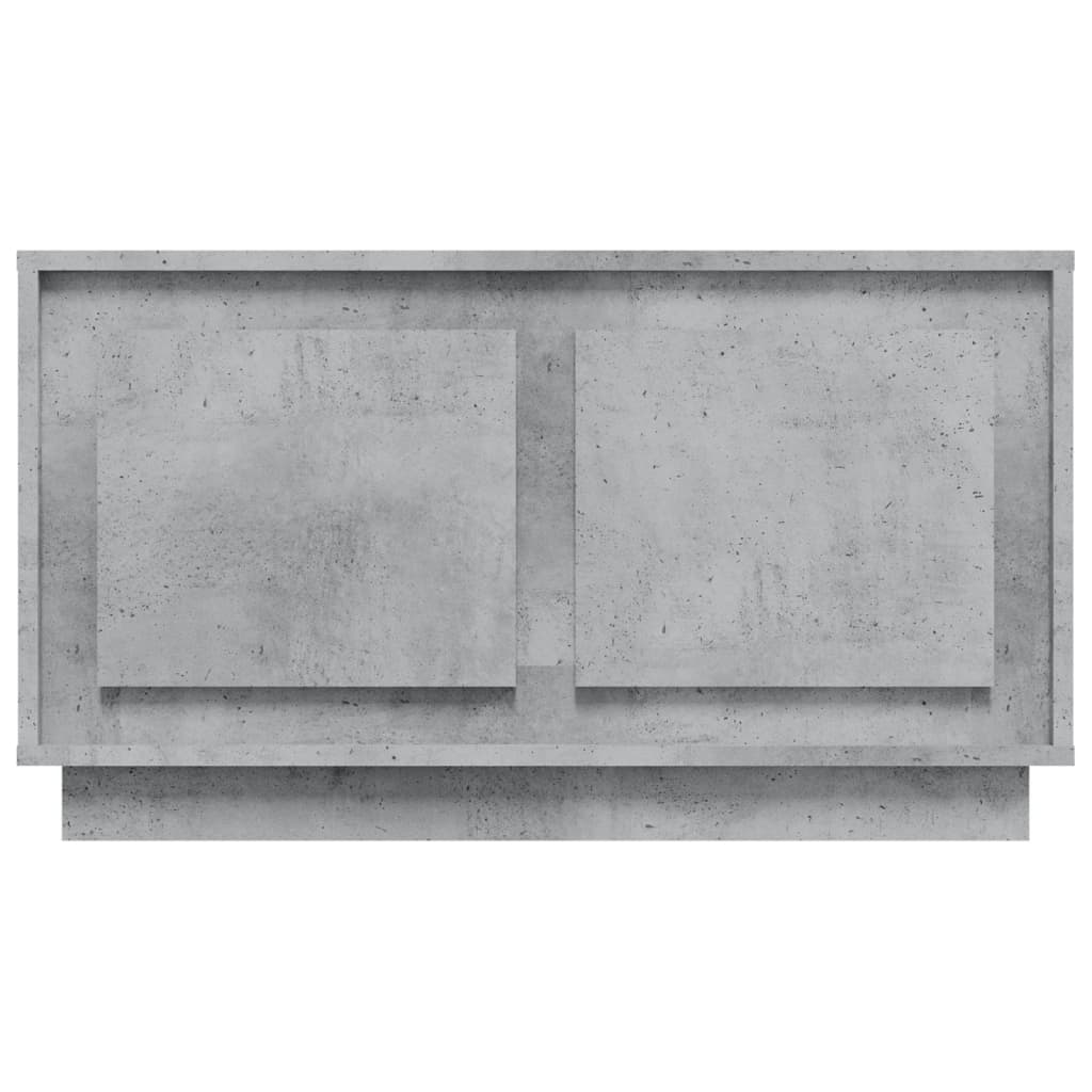 betonszürke szerelt fa TV-szekrény 80x35x45 cm